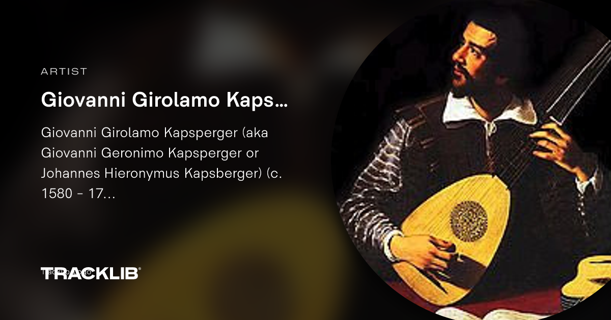 Giovanni Girolamo Kapsberger