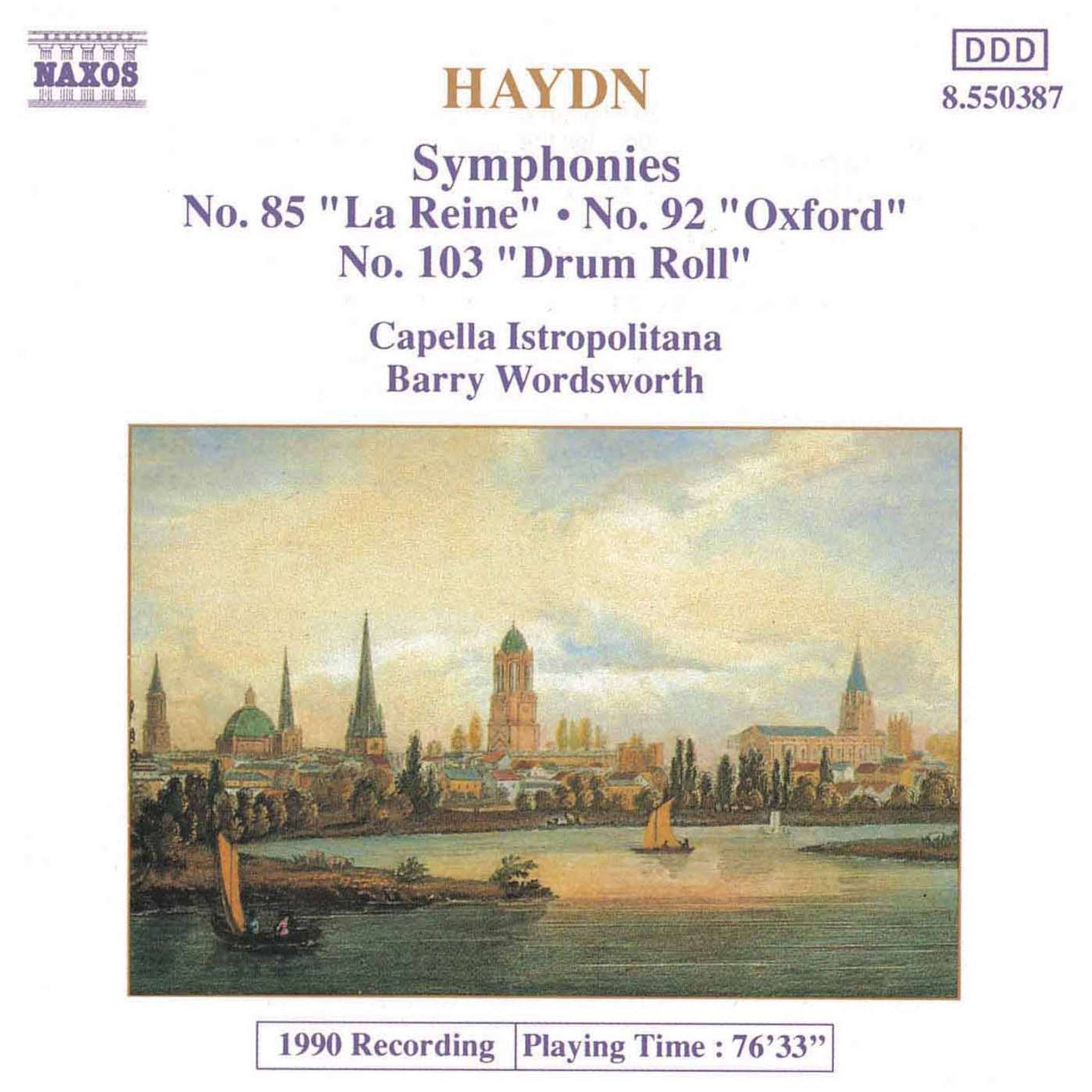Symphony No. 92 in G Major, Hob. I:92 "Oxford" - II. Adagio