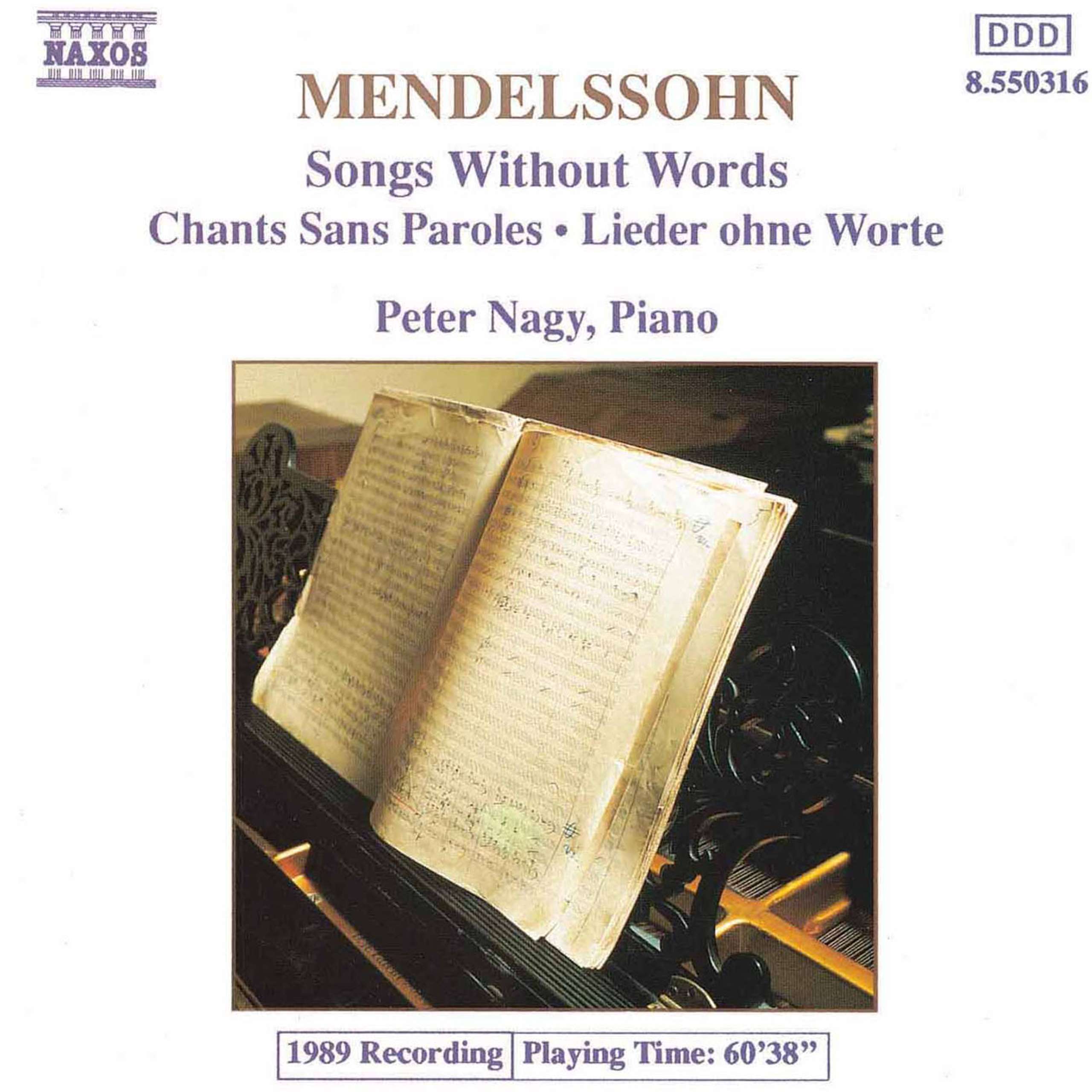 Lieder ohne Worte, Book 6, Op. 67 - No. 35 in B Minor, Op. 67, No. 5