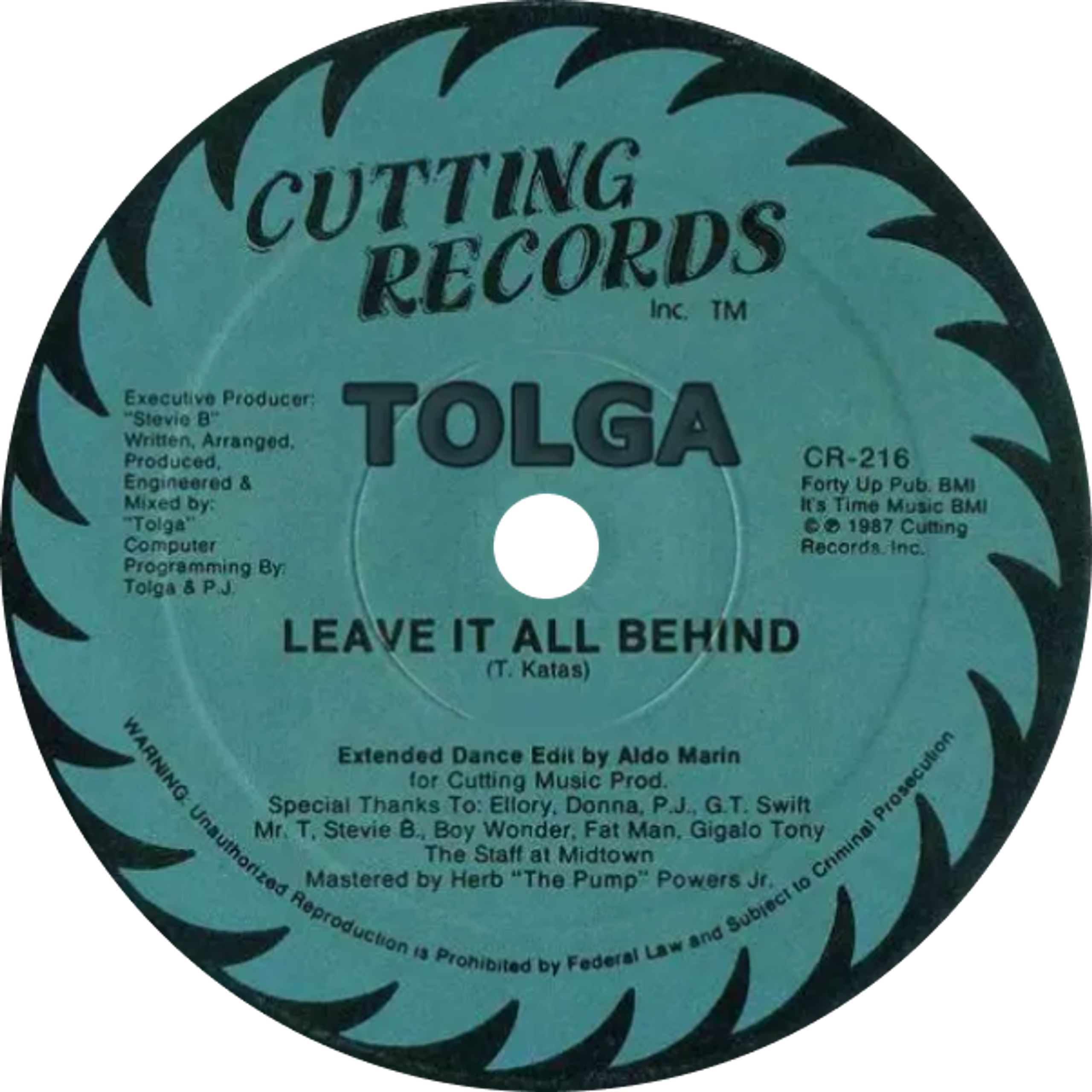 Leave It All Behind (Vocal Dub)