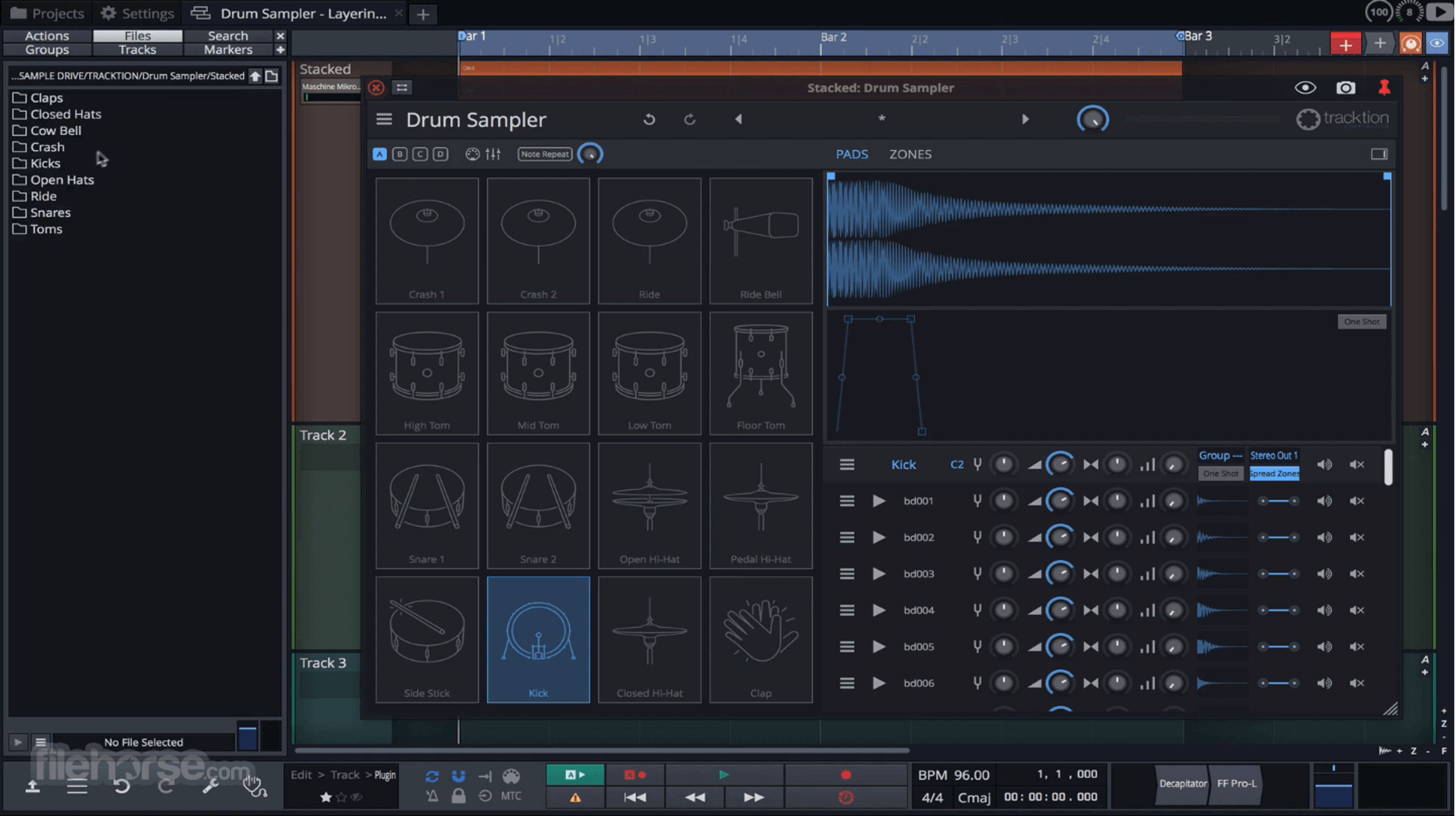 waveform free daw music production