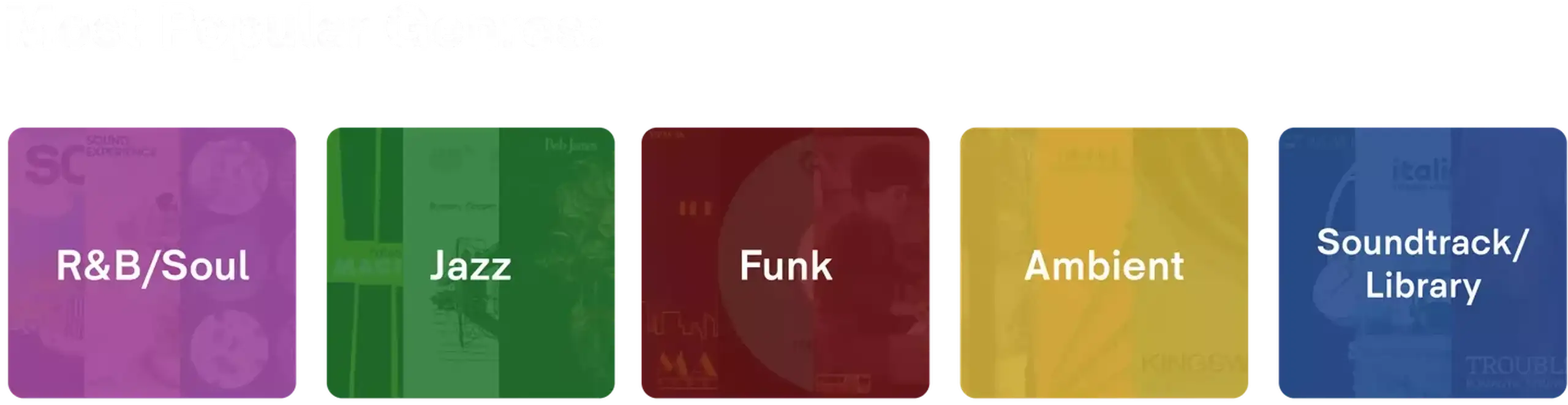 sampling most popular genres