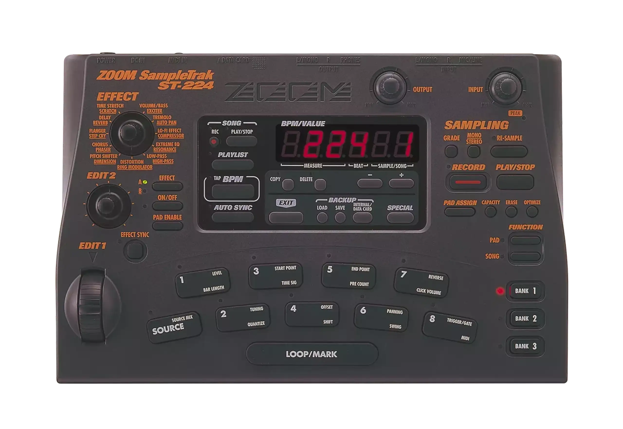 The Sampletrak ST-224 by Japanese manufacturer Zoom