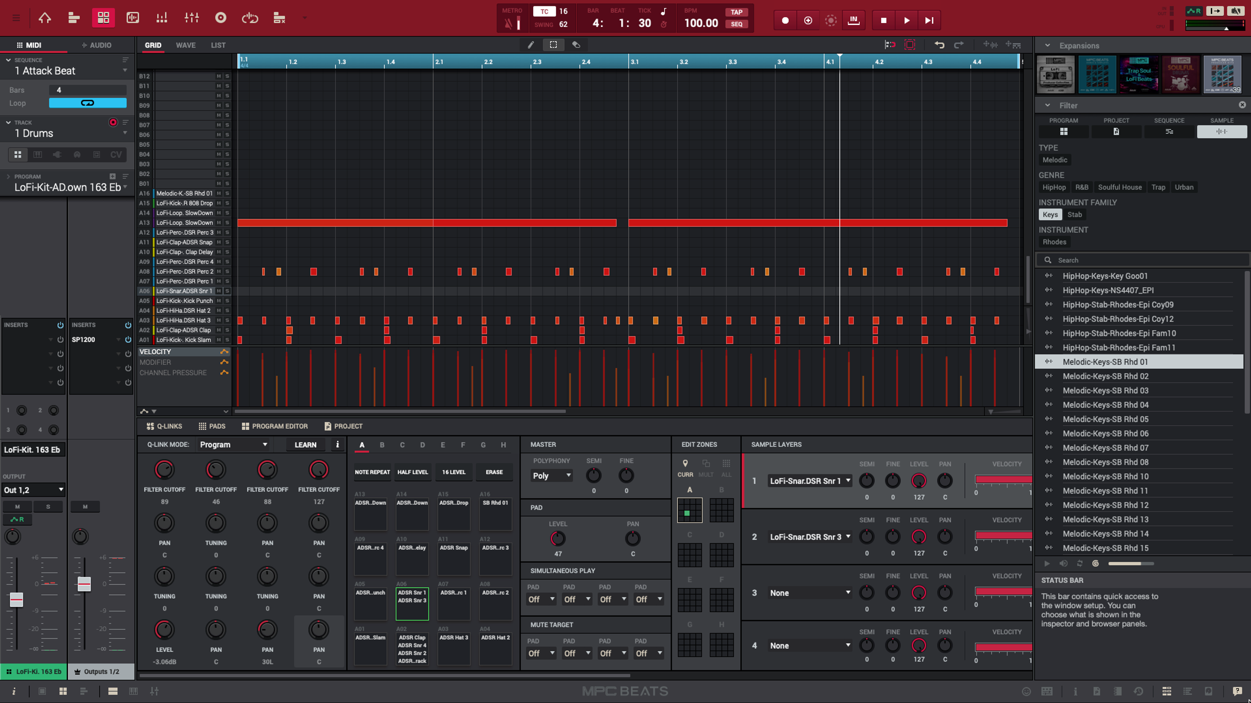 mpc beats free daw music production