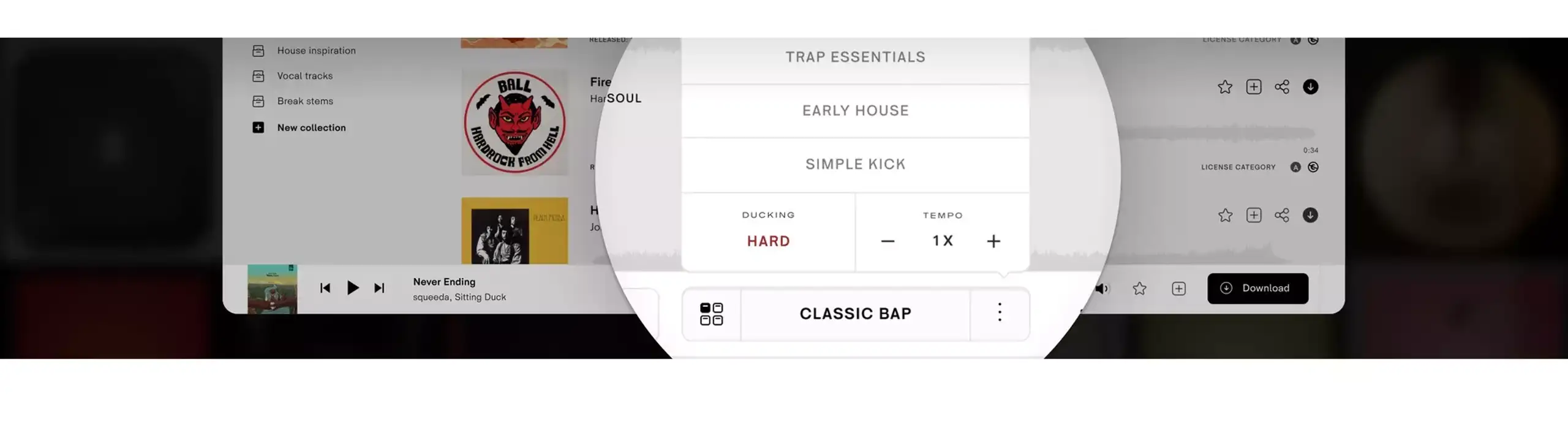 beat player tracklib