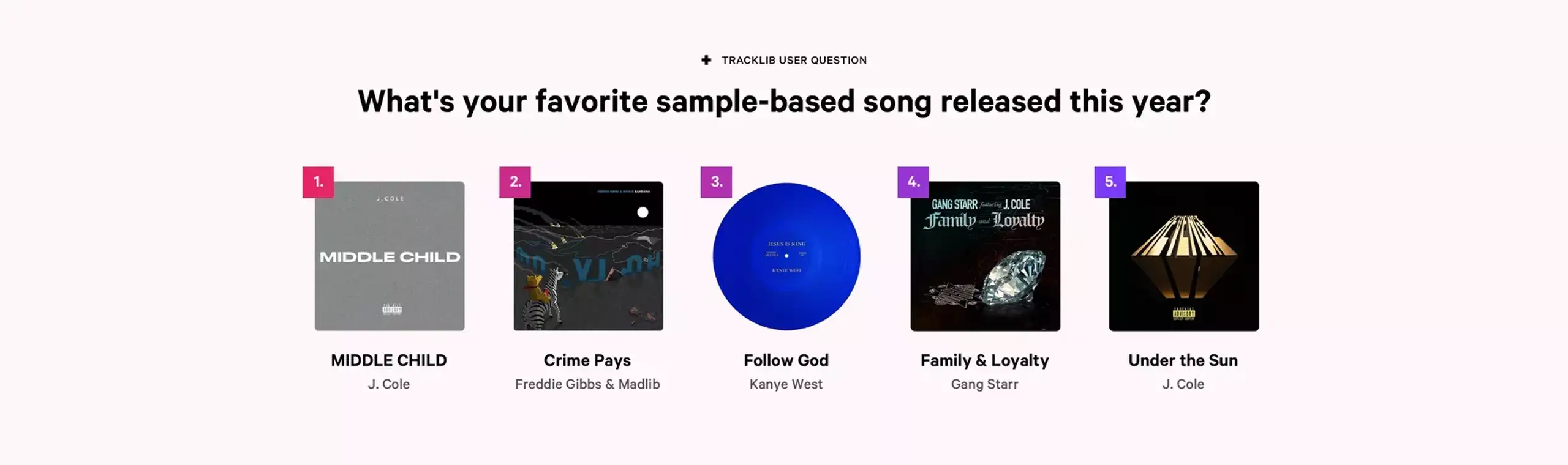 Sample-based songs 2018
