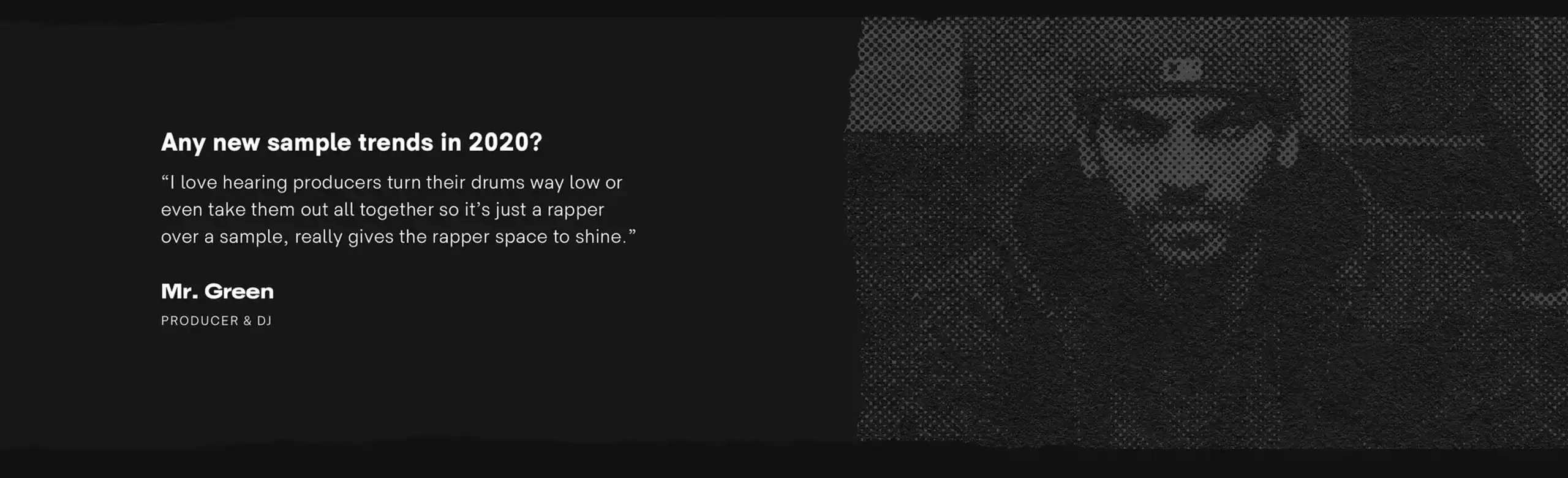 mr green sampling quote