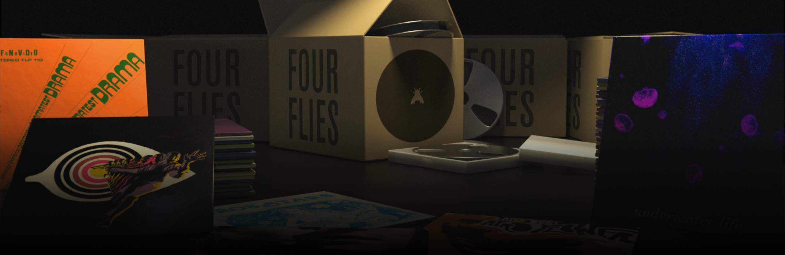 four flies blog header