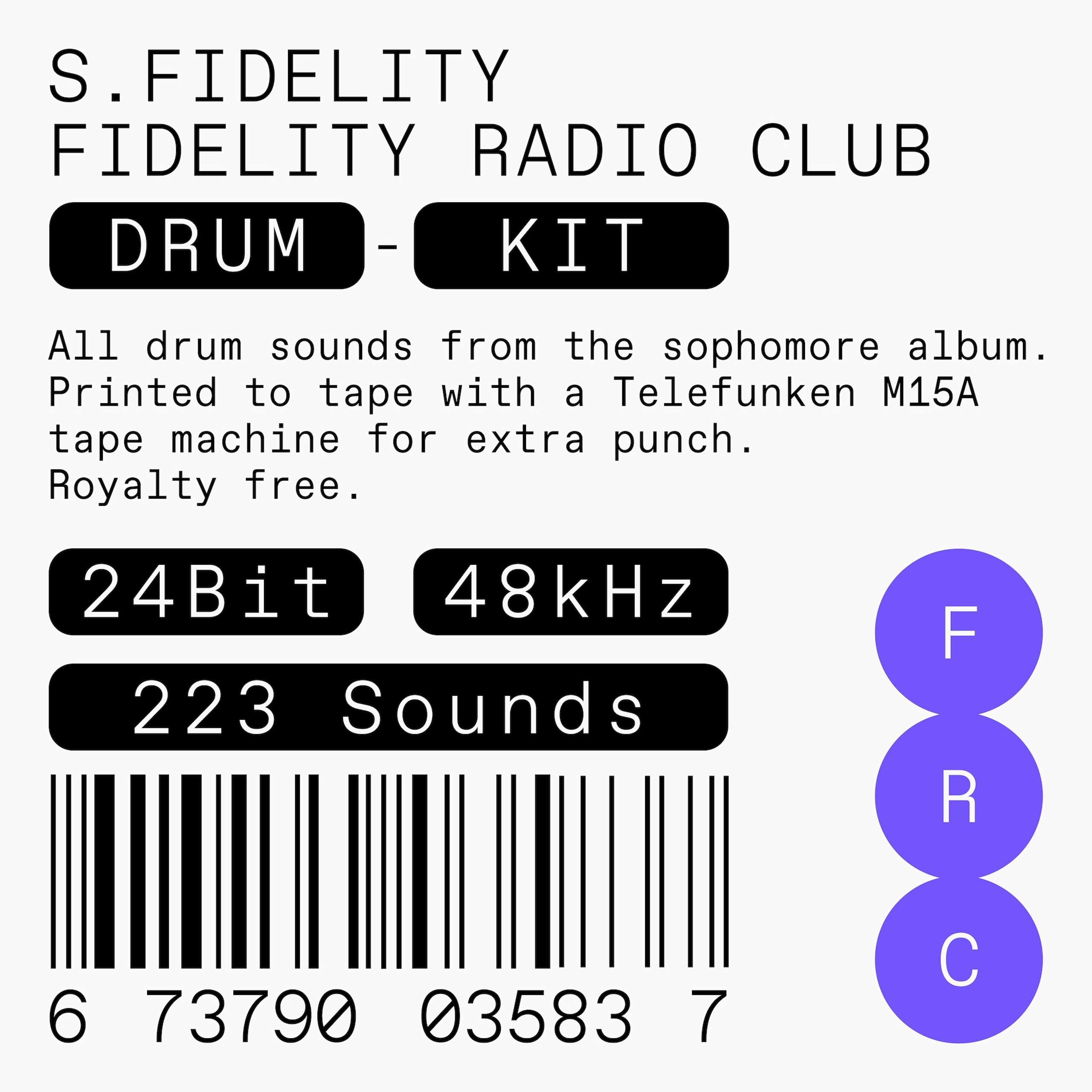 Fidelity Radio Club Drumkit