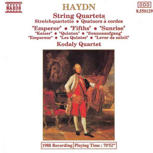 String Quartet No. 62 in C Major, Op. 76 No. 3, Hob. III:77 "Emperor" - IV. Finale: Presto