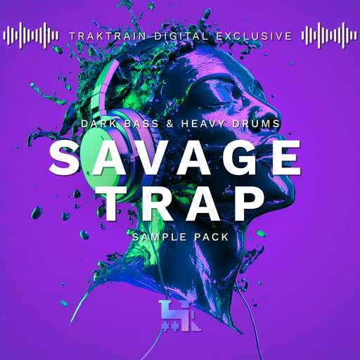 Savage Trap Sample Pack: Dark Bass & Heavy Drums